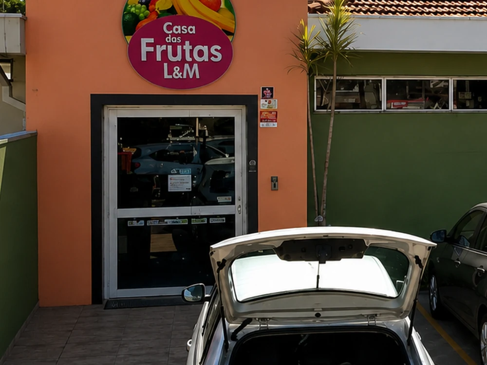 Fachada da Casa das Frutas L&M