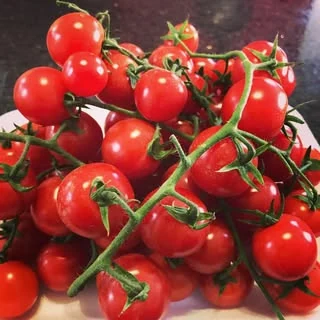 Tomates selecionados na Casa das Frutas L&M